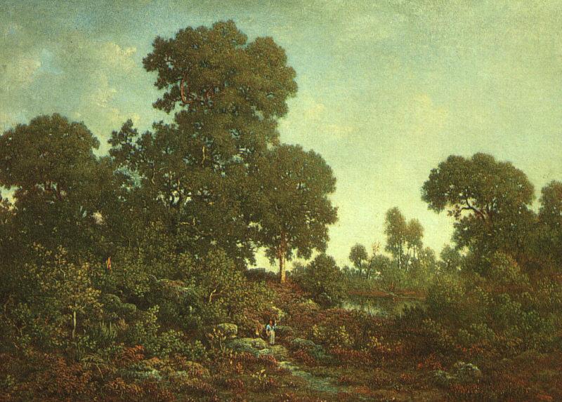 Theodore Rousseau Springtime  ggg oil painting image